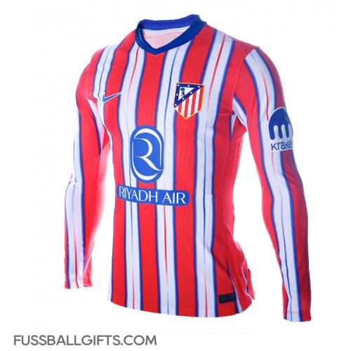 Atletico Madrid Fußballbekleidung Heimtrikot 2024-25 Langarm